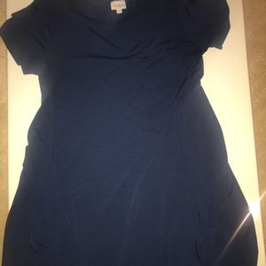 LuLaRoe S Navy Carly with pocket